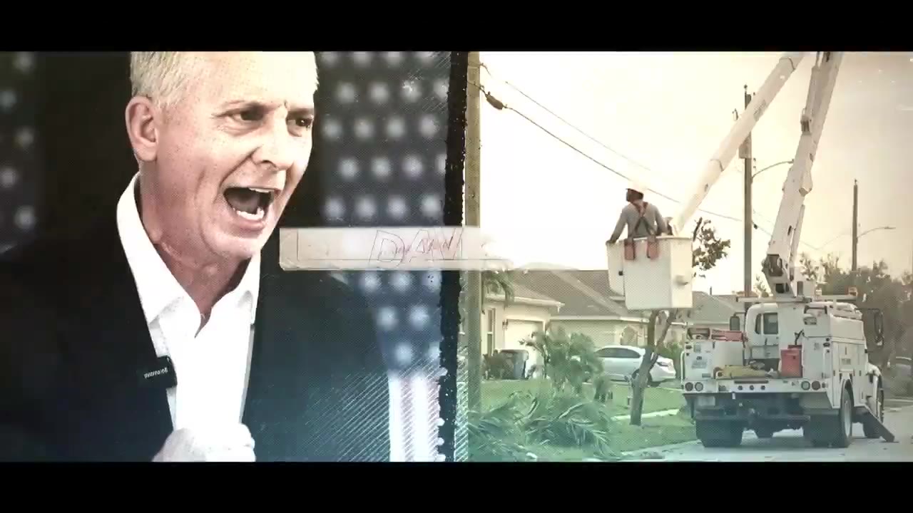 Frame from the ad at 0:07: DAVID JOLLY MORE TAXES ON OVERTIME