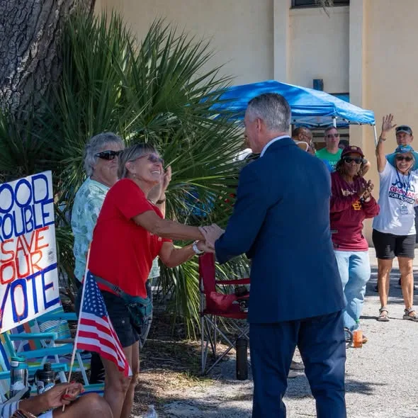 On the campaign trail
